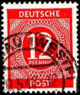 Allemagne Interzone Poste Obl Yv:10 Mi:920 Chiffre (TB Cachet Rond) - Used