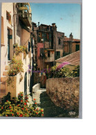 MENTON 06 - La Vieille Rue Fleurie Flowery Old Street 1968 - Menton