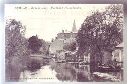 77 - NEMOURS - BORD Du LOING - ILE Du MOULIN - - Nemours