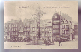 76 - LE TREPORT - CALVAIRE Et PLACE De La POISSONNERIE - ANIMÉE -  - Le Treport