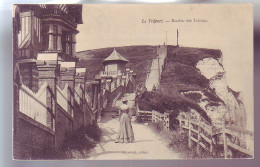 76 - LE TREPORT - ESCALIER Des FALAISES - ANIMÉE -  - Le Treport