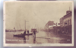 75 - PARIS - QUAI De La GARE INONDÉE - - De Overstroming Van 1910