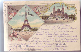 75 - PARIS - MULTIVUES SOUVENIR -  - Cartas Panorámicas