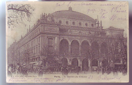 75 - PARIS - THEATRE DU CHATELET - ATTELAGE - ANIMÉE - - Andere Monumenten, Gebouwen