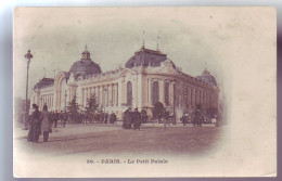 75 - PARIS - PETIT PALAIS - COLORISÉE - ANIMÉE - - Autres Monuments, édifices