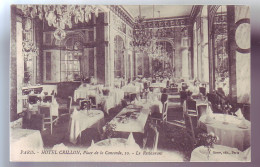 75 - PARIS - HÔTELCRILLON - PLACE De LA CONCORDE - Le RESTAURANT - - Cafés, Hoteles, Restaurantes