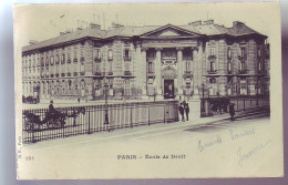 75 - PARIS - ECOLE Du DROIT - ANIMÉE - - Enseignement, Ecoles Et Universités