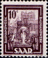 Sarre Poste N** Yv:255 Mi:272 Bauhandwerk - Unused Stamps