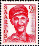 Sarre Poste N** Yv:234 Mi:242 Ouvrier - Unused Stamps