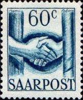 Sarre Poste N** Yv:232 Mi:240 Poignée De Main - Unused Stamps