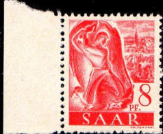 Sarre Poste N** Yv:199 Mi:209I Extracteur Bord De Feuille - Unused Stamps