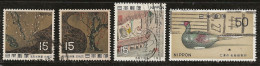 Japon 1969 N° Y&T : 957 à 960 Obl. - Gebraucht