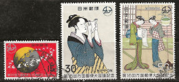 Japon 1969 N° Y&T : 961 à 963 Obl. - Gebraucht
