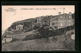 CPA St-Pierre-en-Port, Le Grand Hôtel De La Mer  - Andere & Zonder Classificatie