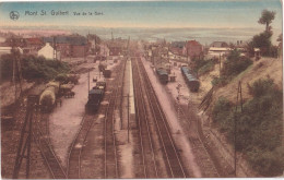 Mont St. Guibert : Vue De La Gare  ( Trein - Train ) - Mont-Saint-Guibert