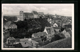 AK Wettin, Gesamtansicht Mit Blick Auf Burg  - Wettin