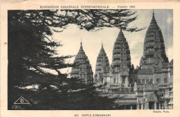 75-PARIS EXPO COLONIALE INTERNATIONALE ANGKOR VAT-N°4190-C/0343 - Expositions