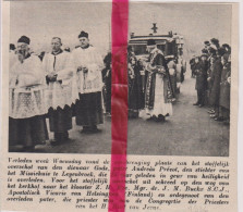 Missiehuis Leyenbroek - Begrafenis Pater Andreas Prévot - Orig. Knipsel Coupure Tijdschrift Magazine - 1936 - Unclassified