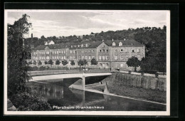 AK Pforzheim, Blick Auf Das Krankenhaus  - Pforzheim