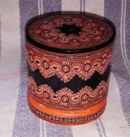 Newer Burma  Regular 3-piece Hand-painted, Hand Etched Betel Box Intricate Work Ca 1970 - Arte Asiático