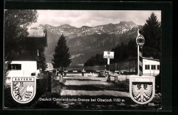 AK Oberjoch Im Hochallgäu, Deutsch Österreichische Grenze  - Aduana