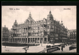 AK Köln, Dom-Hotel Mit Wartenden Kutschen  - Köln