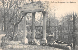 75-PARIS PARC MONCEAU-N°4190-B/0179 - Parcs, Jardins