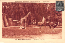 75-PARIS EXPO COLONIALE INTERNATIONALE PARC ZOOLOGIQUE-N°4190-B/0061 - Exhibitions