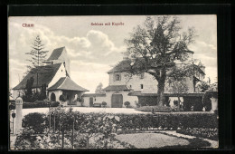 AK Cham, Schloss Mit Kapelle  - Cham