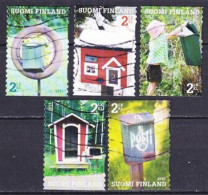 2011. Finland. Mail Boxes. Used. Mi. Nr. 2080-84 - Oblitérés