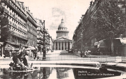 75-PARIS RUE SOUFFLOT ET LE PANTHEON-N°4190-H/0059 - Andere & Zonder Classificatie