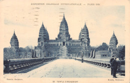 75-PARIS EXPO COLONIALE INTERNATIONALE ANGKOR VAT-N°4190-H/0033 - Mostre