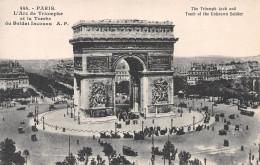 75-PARIS ARC DU TRIOMPHE-N°4190-F/0393 - Triumphbogen