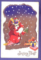 JOYEUX NOËL - CARTE ILLUSTRÉE -  RELIEF -  - Andere & Zonder Classificatie