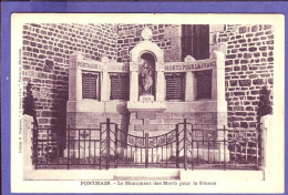 53 - PONTMAIN - MONUMENT Des MORTS Pour La FRANCE - - Pontmain