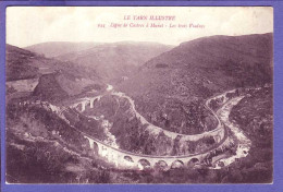 81 - CASTRES - CHEMIN De FER - LIGNE CASTRES MURAT - Les TROIS VIADUCS - - Castres