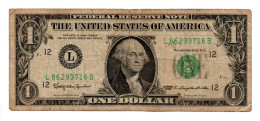 Billet USA  Washington D.C. 1963 - 1 Dollar  N° L 862 937 16 B - Bank-note Banknote - Biljetten Van De  Federal Reserve (1928-...)