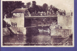 77 - VAIRES Sur MARNE- BAIGNADE Au PONT CANAL à L''ECLUSE - ANIMÉE - ' - Vaires Sur Marne