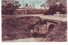 77 - LIZY Sur OURCQ - PONT Du CANAL - COLORISÉE - Lizy Sur Ourcq