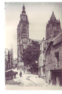 '50 - COUTANCES - RUE De GEOFFROY De MONBRAY - L''ÉGLISE - ANIMÉE - ' - Coutances