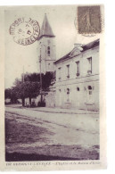 77 - GERMIGNY-L''ÉVÉQUE - ÉGLISE Et MAISON ÉCOLE -' - Other & Unclassified