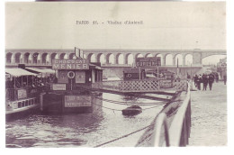 75 - PARIS 16éme - VIADUC D'AUTEUIL - PÉNICHES - ANIMÉE - ' - De Seine En Haar Oevers