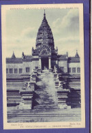 75 -PARIS EXPOSITION COLONIALE 1931 - CAMBODGE - TEMPLE ANGKOR-VAT - ESCALIER PRINCIPALE -  - Exposiciones