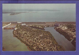 ÉTATS UNIS - LAREDO TEXAS - FALCON DAM AND FALCON LAKE ON THE RIO GRANDE SEEN FROM THE AIR LOOKING NORTH -  - Laredo