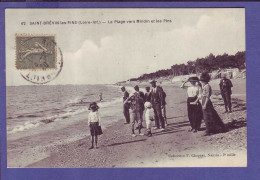 44 - SAINT BRÉVIN Les PINS - PLAGE Vers MINDIN Et Les PINS - ANIMÉE - - Saint-Brevin-les-Pins