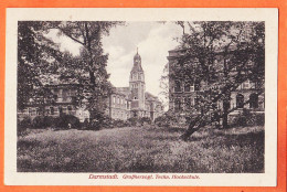 38907 / ⭐ ◉  (•◡•) DARMSTADT Hessen ◉ Grossherzogl. Techn. HOCHSCHULE 1910s  ◉ STEINIGER Hofbuchhandlung Mainz 7812 - Darmstadt