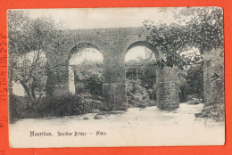 38961 / ⭐ ♥️ Rare ◉ SOUILLAC Mauritius Ile Maurice Bridge MOKA 1908 De Barton HOBBS à VERDUIN Amsterdam - Maurice