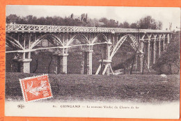 38973 / ⭐ ♥️ GUINGAMP 22-Cotes Armor ◉ Derniers Echafaudages Du Nouveau Viaduc Chemin Fer 1919 ◉ ELD LE DELEY 60 - Guingamp