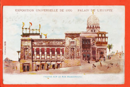 38520 / ⭐ ◉  (•◡•) Palais EGYPTE Facade Rue MAGDEBOURG Exposition Universelle 1900 ◉ PHOTOCOL 1026 Egypt Litho Vintage - Sonstige & Ohne Zuordnung