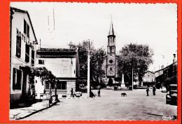 38887 / ⭐ MONTREDON-LABESSONNIE 81-Tarn ● La Place Du Village Et Eglise 1950s ● Photo-Bromure COMBIER 11 - Montredon Labessonie